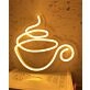 Enhance Your Cafe or Kitchen Ambiance with the Neon Sign Coffee Cup LED Neon Sign - Perfect for Coffee Lovers and Trendy Decor Enthusiasts.