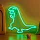 Brighten Your Space: Dinosaur Neon Sign Perfect for Home Decor, Bars, and Children's Rooms.