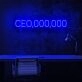 CEO Neon Sign