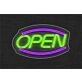 Brighten Your Bar, Storefront, or Office Entrance with the Open With Arc Border LED Neon Sign.