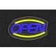 Brighten Your Bar, Storefront, or Office Entrance with the Open With Arc Border LED Neon Sign.