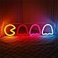 Brighten Up Your Game Room or Bar: The Pac Man Logo LED Neon Light Brings Retro Fun to Any Space