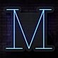 Brighten Your Bar, Wedding, or Office Space with the Personalized Initial Letter M LED Neon Sign