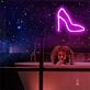 Add a Flirty Flare to Your Bedroom, Boutique, or Girls' Night with the Pink High Heels LED Neon Sign.