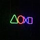 Elevate Your Gaming Room or Bar Ambiance with the Playstation Buttons LED Neon Sign.