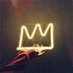 Enhance your home, office, or bar ambiance with the regal glow of the Primitive Crown LED Neon Sign.