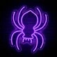 Brighten Your Space in Style: Perfect for Home Decor, Bars, and Halloween Parties with the Purple LED Spider Lights Sign.