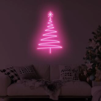 Christmas Long Tree LED Neon Sign