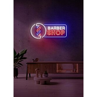 Customize Barber Shop Neon Classic and Stylish, Perfect for Traditional and Modern Barber Shops