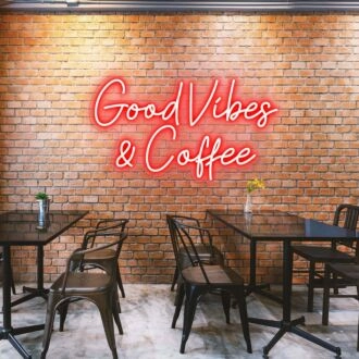 Good Vibes & Coffee Spread Positivity with Lively Neon