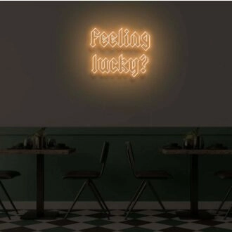 "FEELING LUCKY" LED Neon Sign