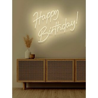 Happy Birthday Neon Celebration of Another Year