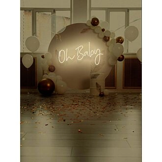 Oh Baby Neon Excitement for New Beginnings