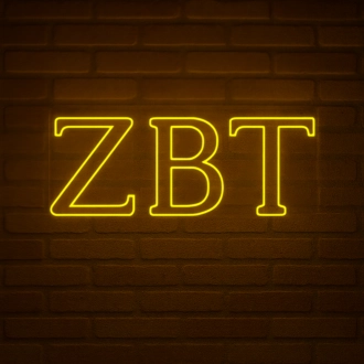 Zeta Beta Tau ΖΒΤ LED Neon Sign for Brotherhood Events and Fraternity Decor
