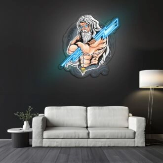 The Power Of Thunder Neon Sign X Acrylic Artwork