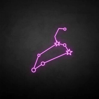 'Leo' neon sign