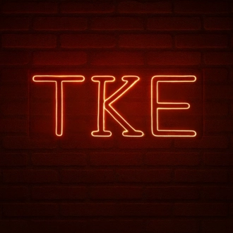Tau Kappa Epsilon ΤΚΕ LED Neon Sign for Brotherhood Events and Fraternity Decor