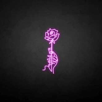 'Rose' neon sign