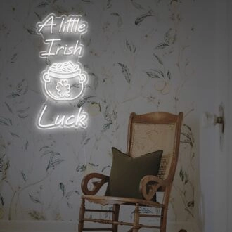 A Little Irish Luck LED Neon Sign