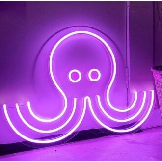 Cute Octopus Animal Neon Sign
