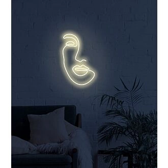Aesthetic Face Neon Sign