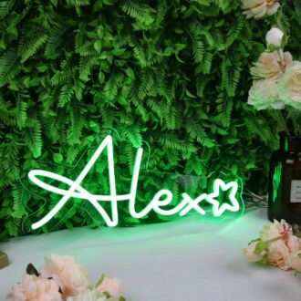 Alex Green Neon Sign