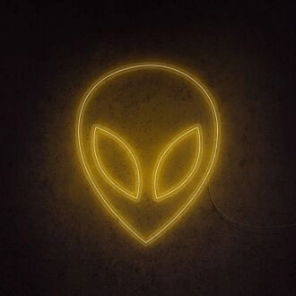 Alien Head Neon Sign adds whimsy to kids' rooms