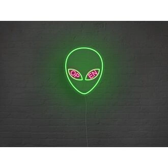 Alien Open Neon Sign