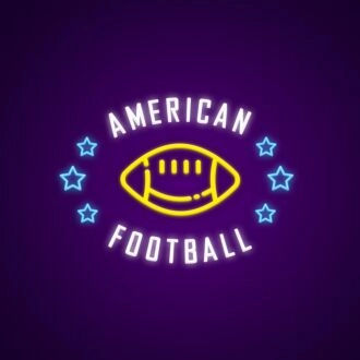 American Football Neon Sign Perfect for sports bars