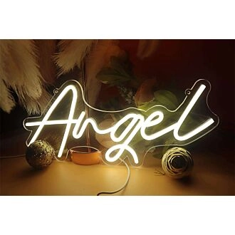 Brighten Up Your Space: Angel LED Neon Customized LED Neon Sign for Bars, Weddings, and Chic Home Decor