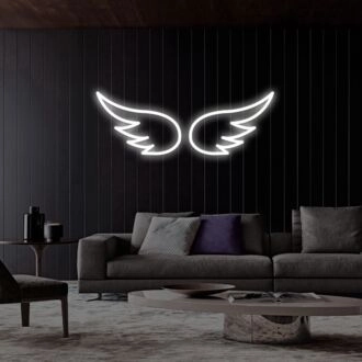 Angel Wings Neon Sign Add a touch of angelic beauty to your decor