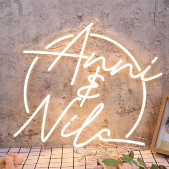 Anni And Nils Neon Sign