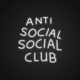 Anti Social Social Club Neon Sign Add a touch of attitude to your decor
