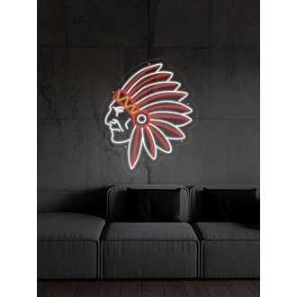Apache Indian Neon Sign for Cultural and Whimsical Decor