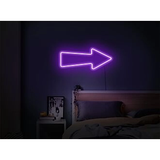Arrow Light Up LED Neon Sign: Perfect for weddings, bars, and trendy home decor accents.