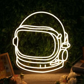 Astronaut Helmet Custom Neon Sign
