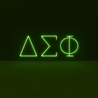 Delta Sigma Phi ΔΣΦ LED Neon Sign Celebrating Brotherhood and Leadership