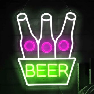 Customize Beer in a Barrel Neon Sign