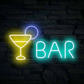 Customize Cocktail Bar Sign Neon Light
