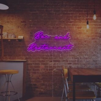 Transform Your Space: Bar And Restaurant LED Neon Sign Perfect for Home Bars, Chic Cafes, and Vibrant Parties