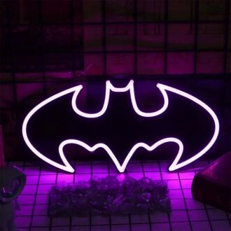 Bat Man Neon Sign