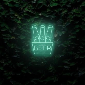 Customize Beer Bucket LED Sign