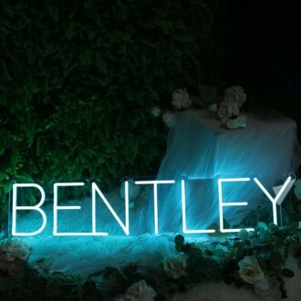 Bentley Blue Neon Sign