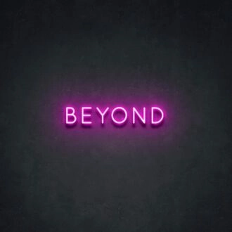 Beyond Neon Sign for Futuristic Spaces