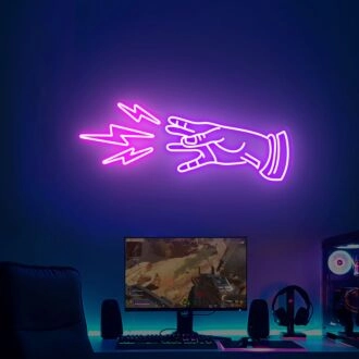 Enhance Your Gaming Space or Party Ambiance with the Bioshock Plasmids LED Neon Sign, Perfect for Game Rooms, Bars, and Geek Chic Weddings.