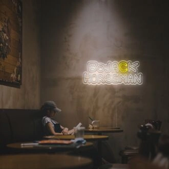 Brighten Up Your Space: Bojack-Horseman LED Neon Sign, Perfect for Bars, Game Rooms, and Fan Gatherings.
