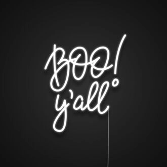 Boo Yall Neon Sign