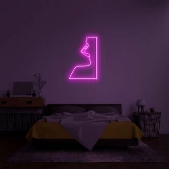 Breathing Neon Sign for Yoga Rooms
