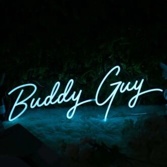 Buddy Guy Blue Neon Sign