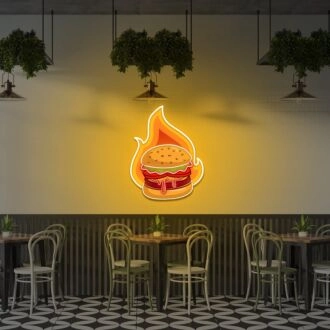 Burger Uv Light Sizzle Up Your Space